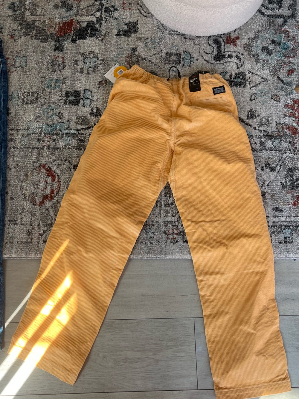 Levi's Corduroy Pants in Warm Golden Yellow